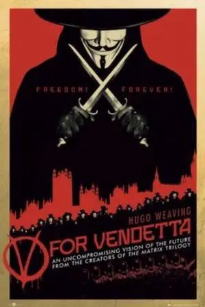 V For Vendetta Freedom Forever Poster (24 x 36) V For Vendetta Freedom Forever Poster (24 x 36)
