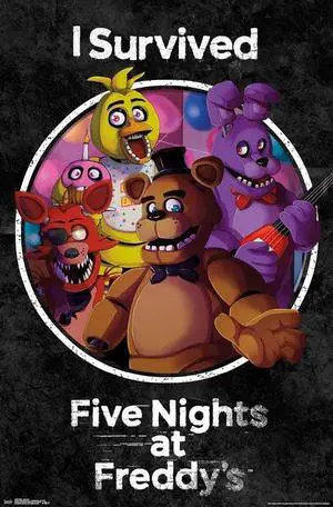 Five Nights At Freddy's - Survived Poster Print (22 x 34) Five Nights At Freddy's - Survived Poster Print (22 x 34)
