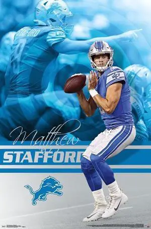 Detroit Lions - Matt Stafford Poster Print (22 x 34) Detroit Lions - Matt Stafford Poster Print (22 x 34)