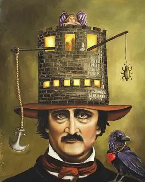 Edgar Allan Poe Hat Poster Print (22 x 34) Edgar Allan Poe Hat Poster Print (22 x 34)