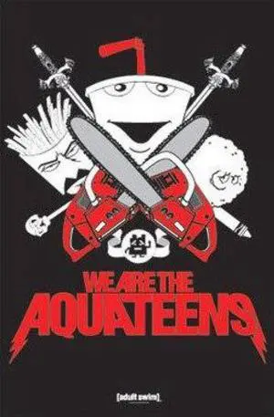 Aqua Teen Red & Black With Chainsaws Poster Print By (24 X 36) Aqua Teen Red & Black With Chainsaws Poster Print By (24 X 36)