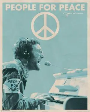 John Lennon - People for Peace Poster Print (20 x 16) John Lennon - People for Peace Poster Print (20 x 16)
