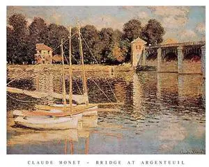 Bridge At Argenteuil - Claude Monet Poster Print (28 x 22) Bridge At Argenteuil - Claude Monet Poster Print (28 x 22)