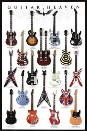 Guitar Heaven Poster Print (24 X 36) Guitar Heaven Poster Print (24 X 36)
