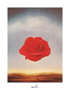 Meditative Rose, c.1958 Poster Print by Salvador Dali (11 x 14) Meditative Rose, c.1958 Poster Print by Salvador Dali (11 x 14)
