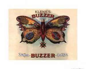 Klene's Buzzer Cigars - Butterfly Poster Print (20 x 16) Klene's Buzzer Cigars - Butterfly Poster Print (20 x 16)