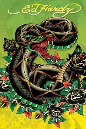 Ed Hardy - Snake Poster Print (22 x 34) Ed Hardy - Snake Poster Print (22 x 34)