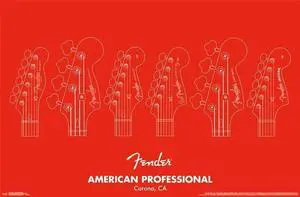 Fender - American Professional Poster Print (34 x 22) Fender - American Professional Poster Print (34 x 22)