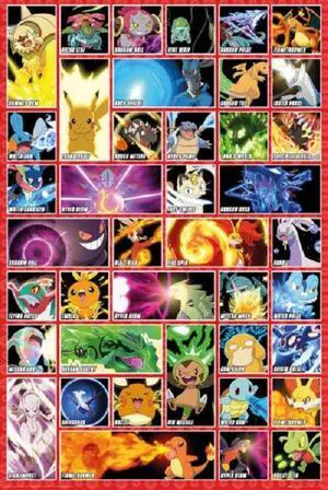 Pokemon - Moves Poster (24 x 36) Pokemon - Moves Poster (24 x 36)