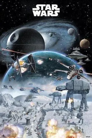 Star Wars Battle Poster Print (22 x 34) - Item # XPE160358 Star Wars Battle Poster Print (22 x 34) - Item # XPE160358