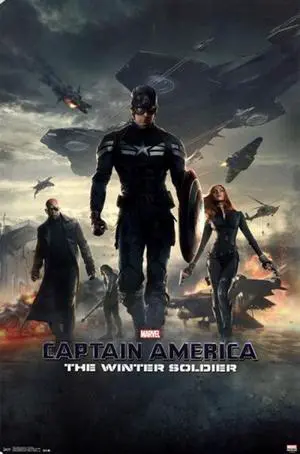 Captain America 2 The Winter Soldier - One Sheet Poster Print (22 x 34) Captain America 2 The Winter Soldier - One Sheet Poster Print (22 x 34)