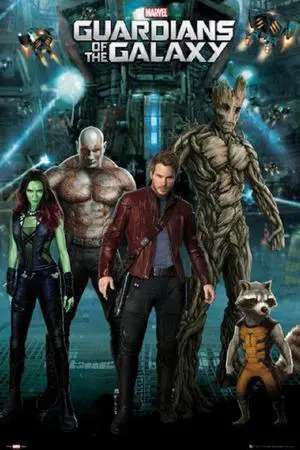 Guardians Of The Galaxy - Superhero Team Poster Print (24 X 36) Guardians Of The Galaxy - Superhero Team Poster Print (24 X 36)