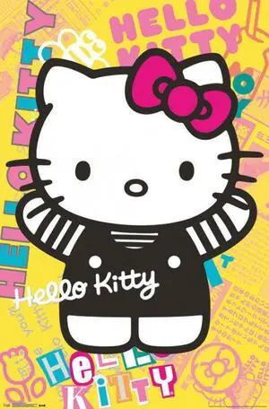 Hello Kitty - Colorful Poster Print (22 x 34) Hello Kitty - Colorful Poster Print (22 x 34)