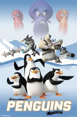 Penguins of Madagascar - Cast Poster Print (24 x 36) Penguins of Madagascar - Cast Poster Print (24 x 36)