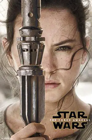 Star Wars The Force Awakens - Rey Portrait Poster Print (22 x 34) Star Wars The Force Awakens - Rey Portrait Poster Print (22 x 34)