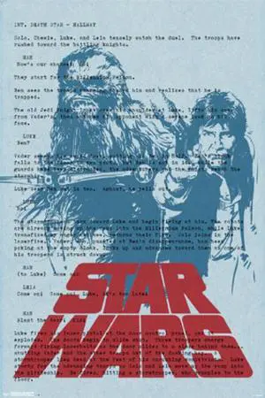 Star Wars - Han & Chewbacca Text Poster Print (24 x 36) Star Wars - Han & Chewbacca Text Poster Print (24 x 36)