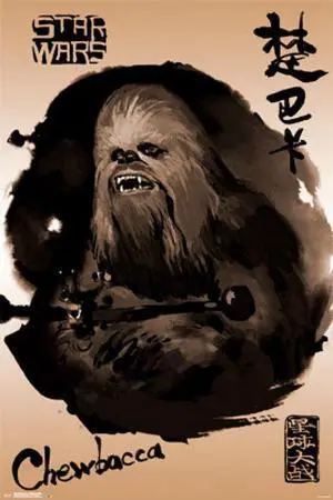 Star Wars - Chewbacca Painting Poster Print (24 x 36) Star Wars - Chewbacca Painting Poster Print (24 x 36)