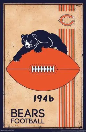 Chicago Bears - Retro Logo 14 Poster Print (22 x 34) Chicago Bears - Retro Logo 14 Poster Print (22 x 34)