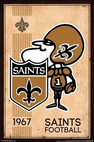 New Orleans Saints - Retro Logo 14 Poster Print (22 x 34) New Orleans Saints - Retro Logo 14 Poster Print (22 x 34)