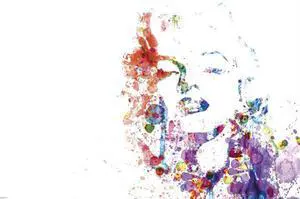 Marilyn Monroe - Paint Splatte Poster Print (34 x 22) Marilyn Monroe - Paint Splatte Poster Print (34 x 22)