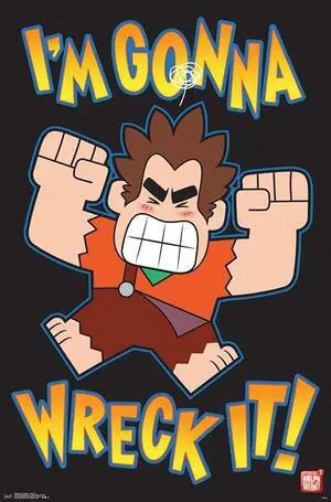 Wreck It Ralph 2 - Wreck It Poster Print (22 x 34) Wreck It Ralph 2 - Wreck It Poster Print (22 x 34)