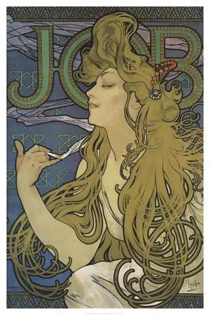 Job 1897 - Alphonse Mucha Poster Print (24 x 36) Job 1897 - Alphonse Mucha Poster Print (24 x 36)