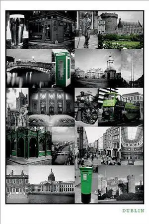 Dublin - Collage Poster Print (22 x 34) Dublin - Collage Poster Print (22 x 34)