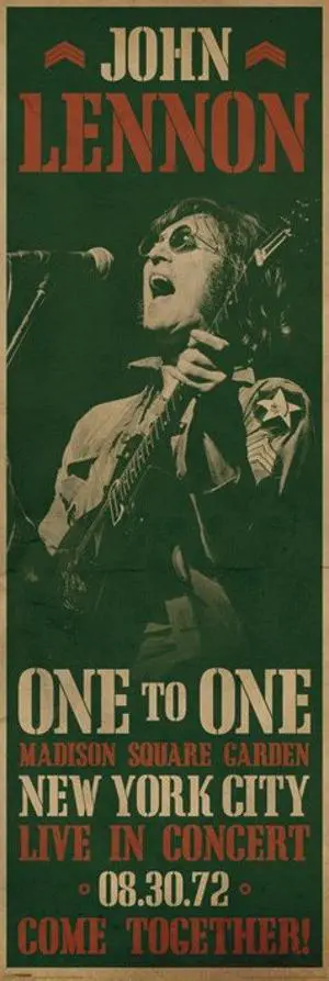 John Lennon - Concert - Door Poster Print (21 x 62) John Lennon - Concert - Door Poster Print (21 x 62)