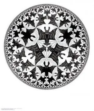 Circle Limit IV - M.C. Escher Poster Print (22 x 26) Circle Limit IV - M.C. Escher Poster Print (22 x 26)
