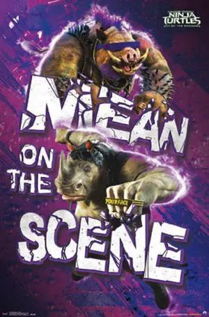 Ninja Turtles 2 - Mean Poster Print (22 x 34) Ninja Turtles 2 - Mean Poster Print (22 x 34)