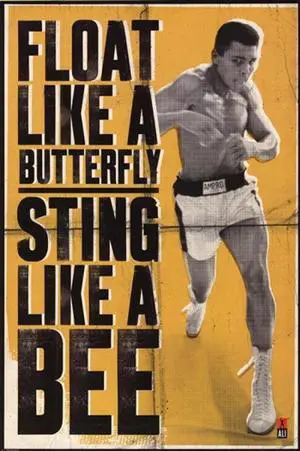 Ali - Float Like A Butterfly Poster Print (22 x 34) Ali - Float Like A Butterfly Poster Print (22 x 34)