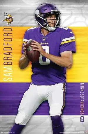 Minnesota Vikings - Sam Bradford Poster Print (22 x 34) Minnesota Vikings - Sam Bradford Poster Print (22 x 34)