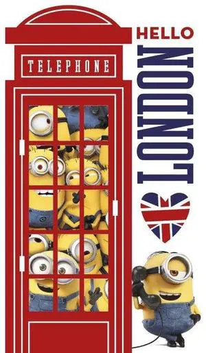 Minions Telephone Booths Poster (36 x 24) Minions Telephone Booths Poster (36 x 24)
