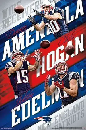 New England Patriots - Wide Receivers Poster Print (22 x 34) New England Patriots - Wide Receivers Poster Print (22 x 34)