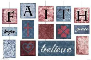 Faith Poster Print (34 x 22) Faith Poster Print (34 x 22)