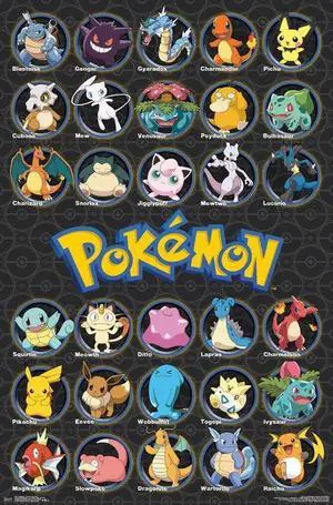 Pokmon - All Time Favorites Poster Print (22 x 34) Pokmon - All Time Favorites Poster Print (22 x 34)