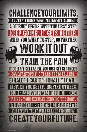 Challenge Your Limits Poster Print (22 x 34) Challenge Your Limits Poster Print (22 x 34)