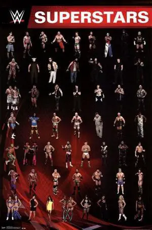 WWE - Grid 14 Poster Print (24 x 36) WWE - Grid 14 Poster Print (24 x 36)
