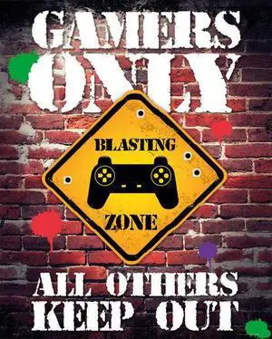 Gamers Only Controller Keep Out Poster Print (16 x 20) Gamers Only Controller Keep Out Poster Print (16 x 20)