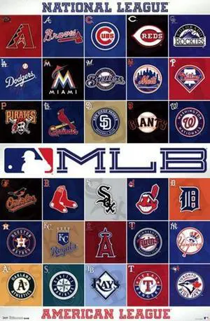 MLB - Logos 13 Poster Print (24 x 36) MLB - Logos 13 Poster Print (24 x 36)