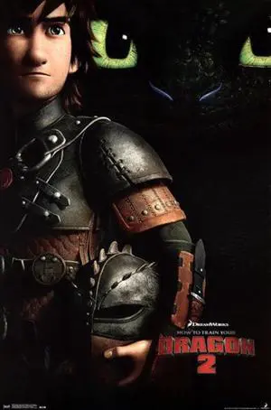 Dreamworks How to Train Your Dragon 2 - Hiccup & Toothless Poster Print (24 x 36) Dreamworks How to Train Your Dragon 2 - Hiccup & Toothless Poster Print (24 x 36)