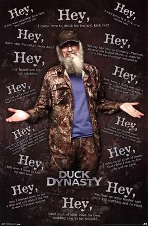 Duck Dynasty - Si Robertson Hey Poster Print (24 x 36) Duck Dynasty - Si Robertson Hey Poster Print (24 x 36)