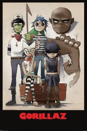 Gorillaz - Family Portrait Poster Print (22 x 34) - Item # PYRPAS0616 Gorillaz - Family Portrait Poster Print (22 x 34) - Item # PYRPAS0616