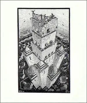 Tower of Babel Poster Print by M.C. Escher (22 x 26) Tower of Babel Poster Print by M.C. Escher (22 x 26)