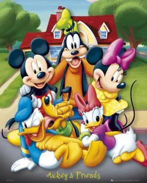 Mickey & Friends Poster Print by Disney (24 x 36) Mickey & Friends Poster Print by Disney (24 x 36)