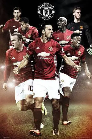 Manchester United Players Poster Print (22 x 34) Manchester United Players Poster Print (22 x 34)