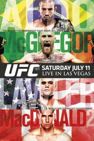 Ufc 189 - Aldo Vs. Mcgregor Poster Print (24 X 36) Ufc 189 - Aldo Vs. Mcgregor Poster Print (24 X 36)