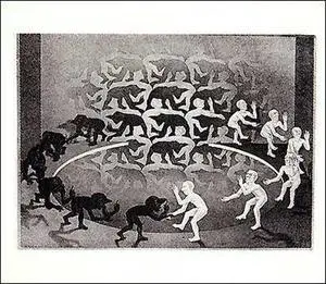 Encounter - M.C. Escher Poster Print (26 x 22) Encounter - M.C. Escher Poster Print (26 x 22)