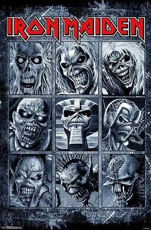 Iron Maiden - Grid Poster Print (22 x 34) Iron Maiden - Grid Poster Print (22 x 34)