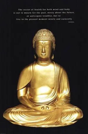 Buddha - The Secret of Health Poster Print (22 x 34) Buddha - The Secret of Health Poster Print (22 x 34)